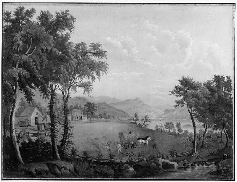 Paesaggio estivo, fienagione - Museum of Fine Arts